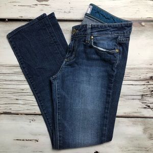 Paige kelsie straight leg jeans l size 26